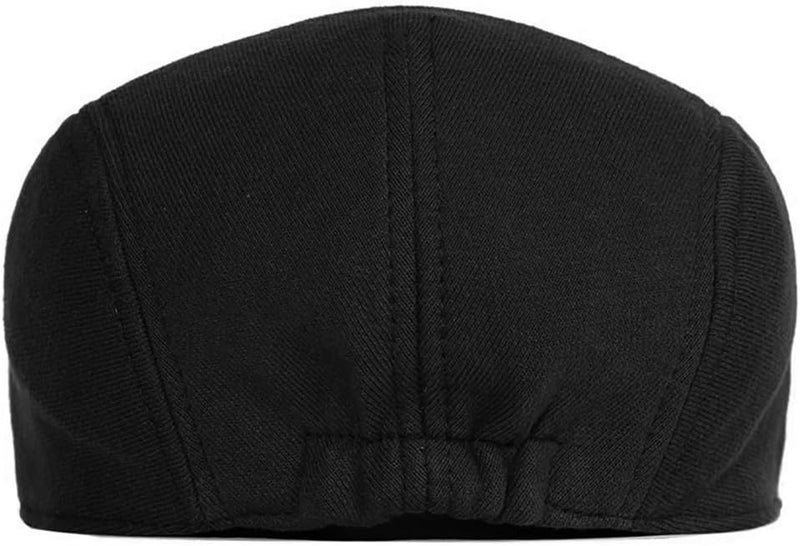 Xinveen Men's Newsboy Hat Adjustable Beret Ivy Cap Irish Cabbie Driving Hunting Hats - Image 5